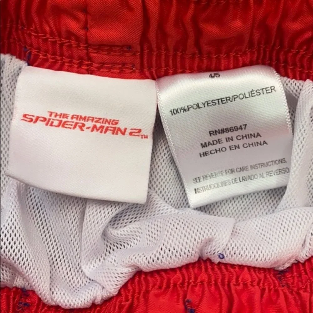 Marvel Youth Boys Spiderman 2 Swim Trunks
